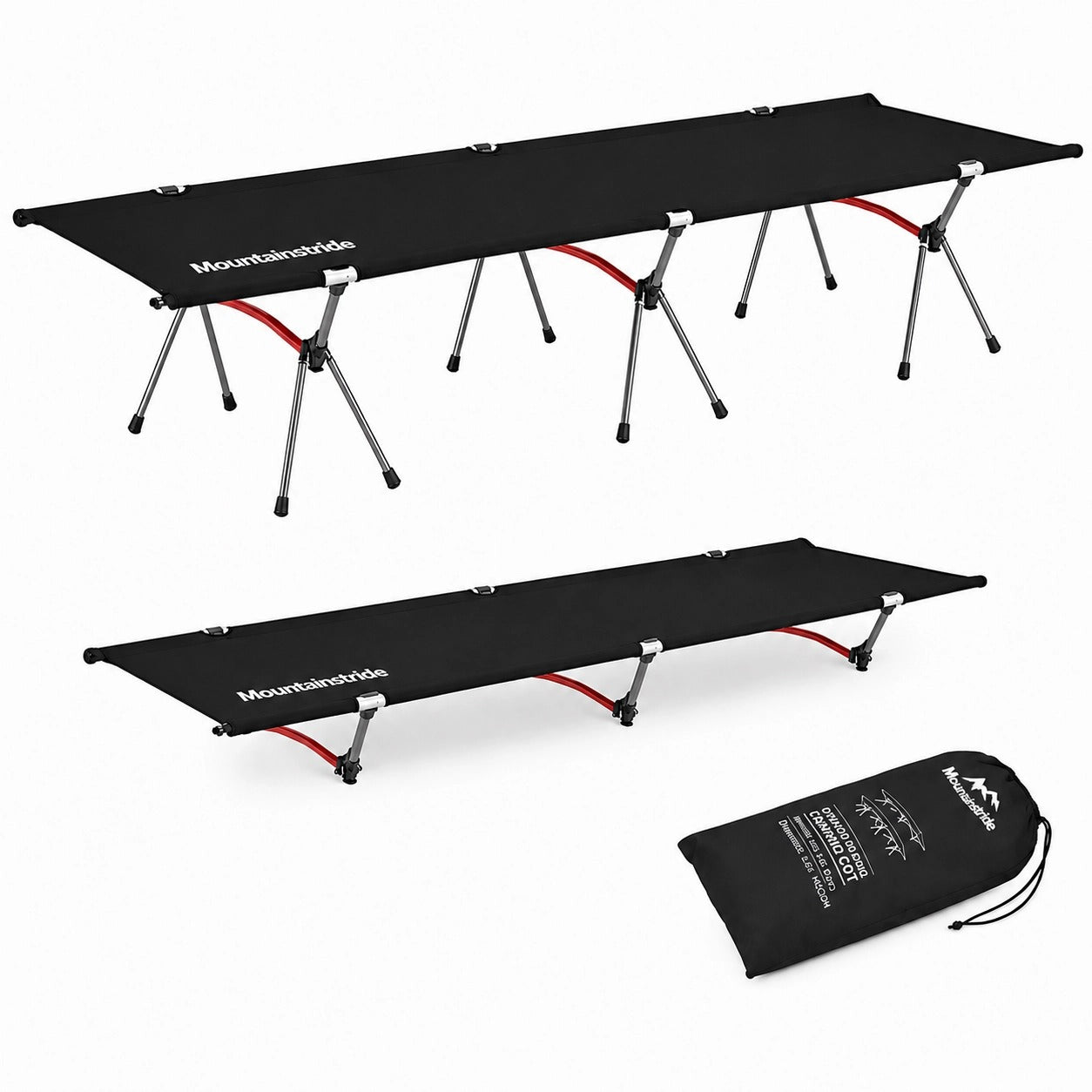 Portable Dual Height Camping Cot