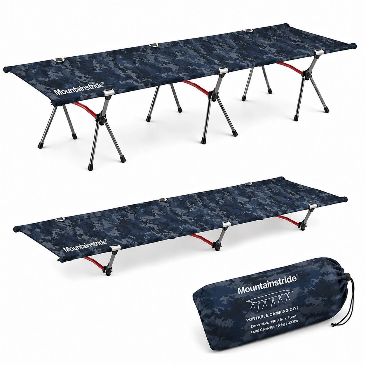 Portable Dual Height Camping Cot