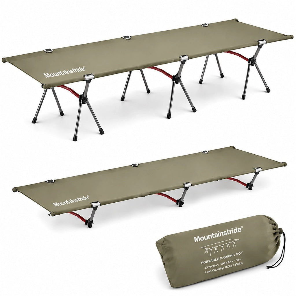 Portable Dual Height Camping Cot