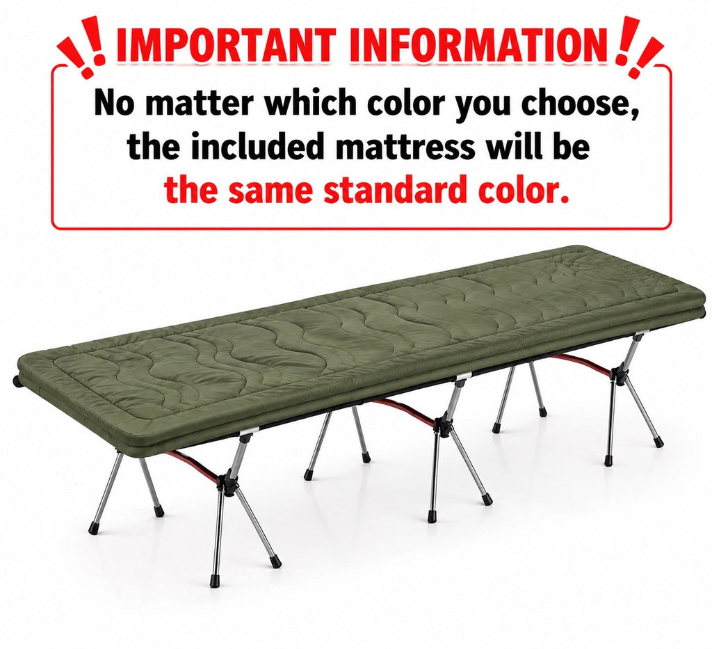 Portable Dual Height Camping Cot