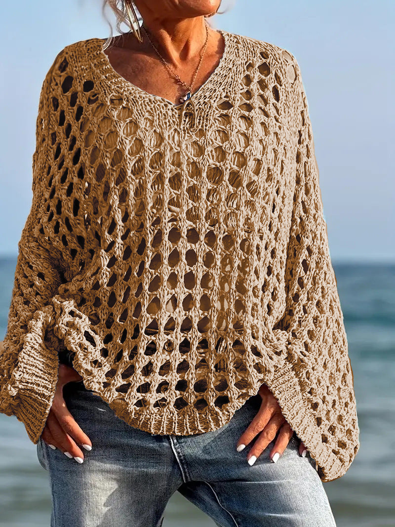 Breezy Crochet Knit Top